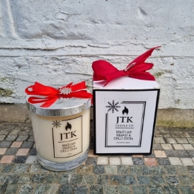 Christmas wish candle