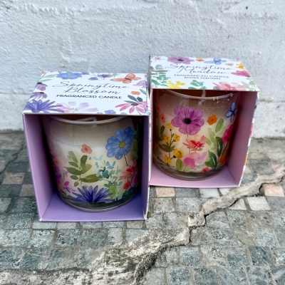 Springtime candles