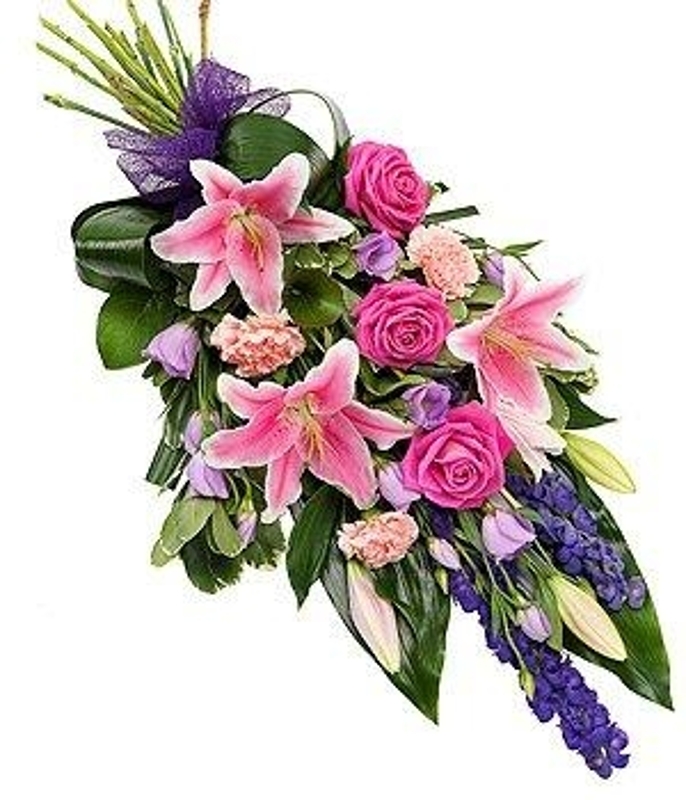 Pink and Purple tied sheaf